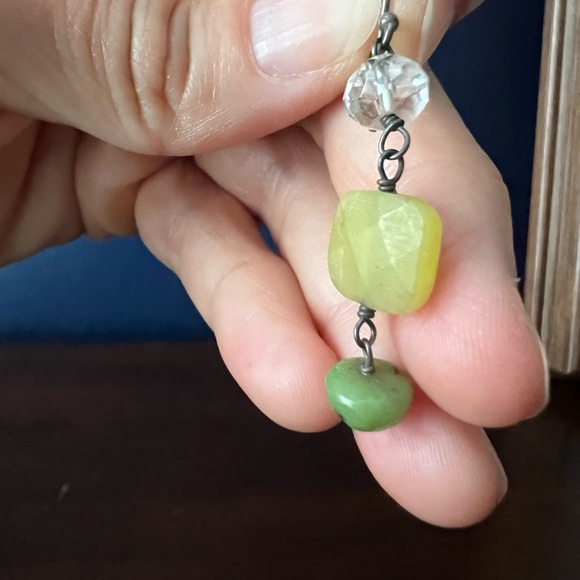 Silpada Natural Stone Earrings - Picture 2 of 4